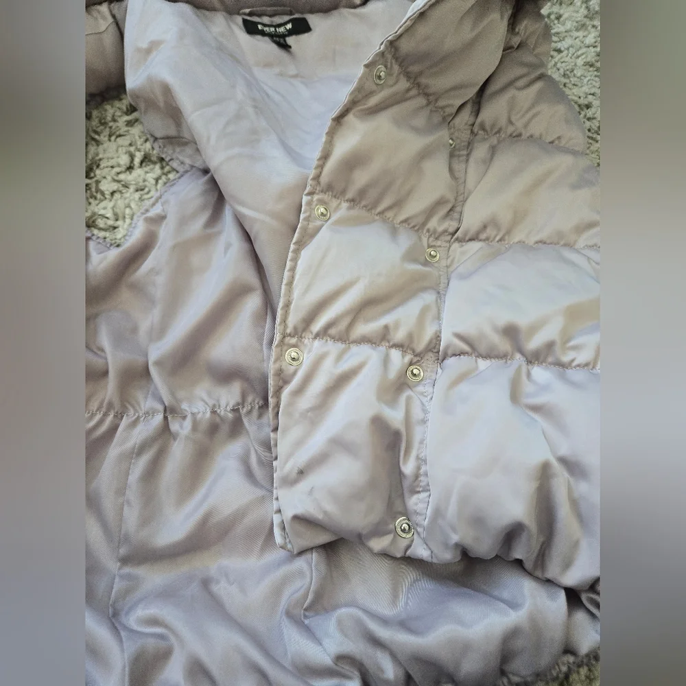 Pale Pink Quilted Down Puffer Vest Double Breasted Ever New Melbourne Woman Sz 8 - Picture 9 of 15